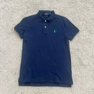 Navy Blue Polo Ralph Lauren Classic Fit Shirt